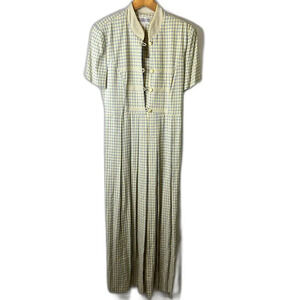 Jessica Howard Vintage Gingham Plaid Cottage Core Size 10